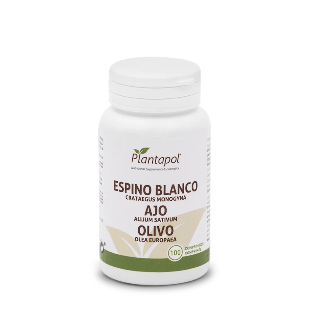 Espino Blanco, Ajo, Olivo 100 Comprimidos
