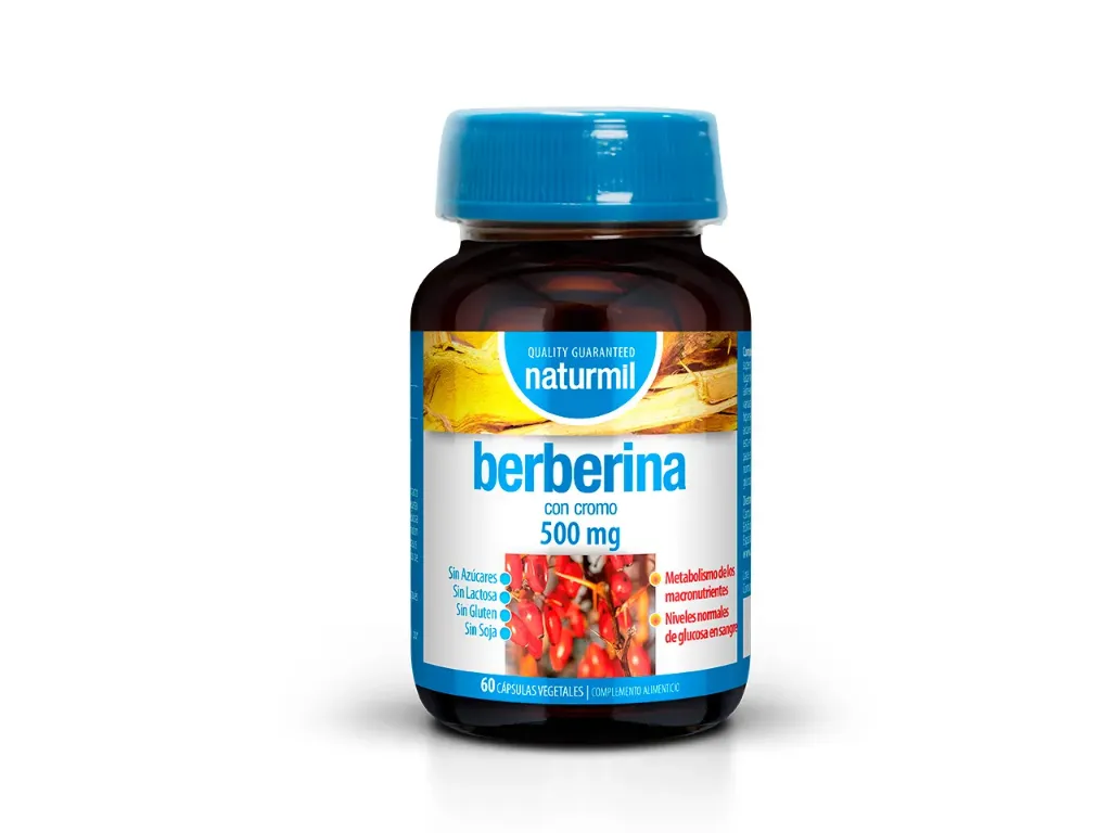 Berberina 500mg 60 Cápsulas