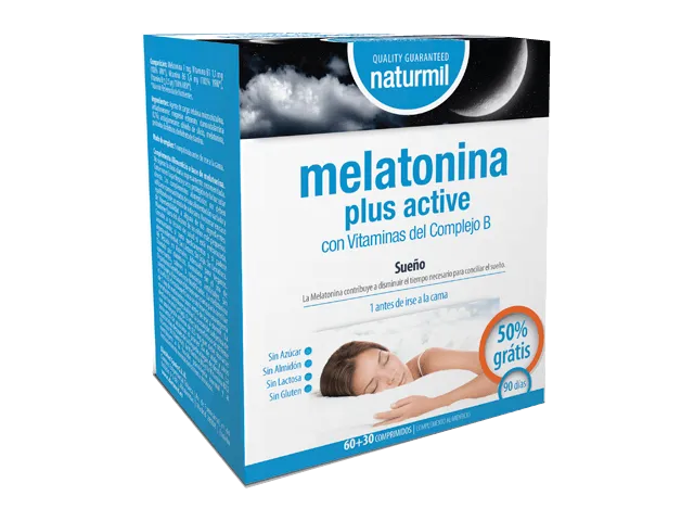 Melatonina Plus Active 60+30 Comprimidos