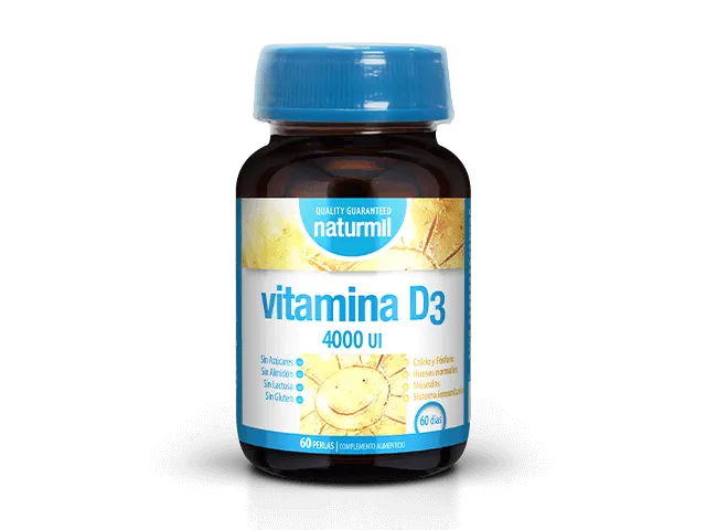 Vitamina D3 4000 U.I. 60 Perlas