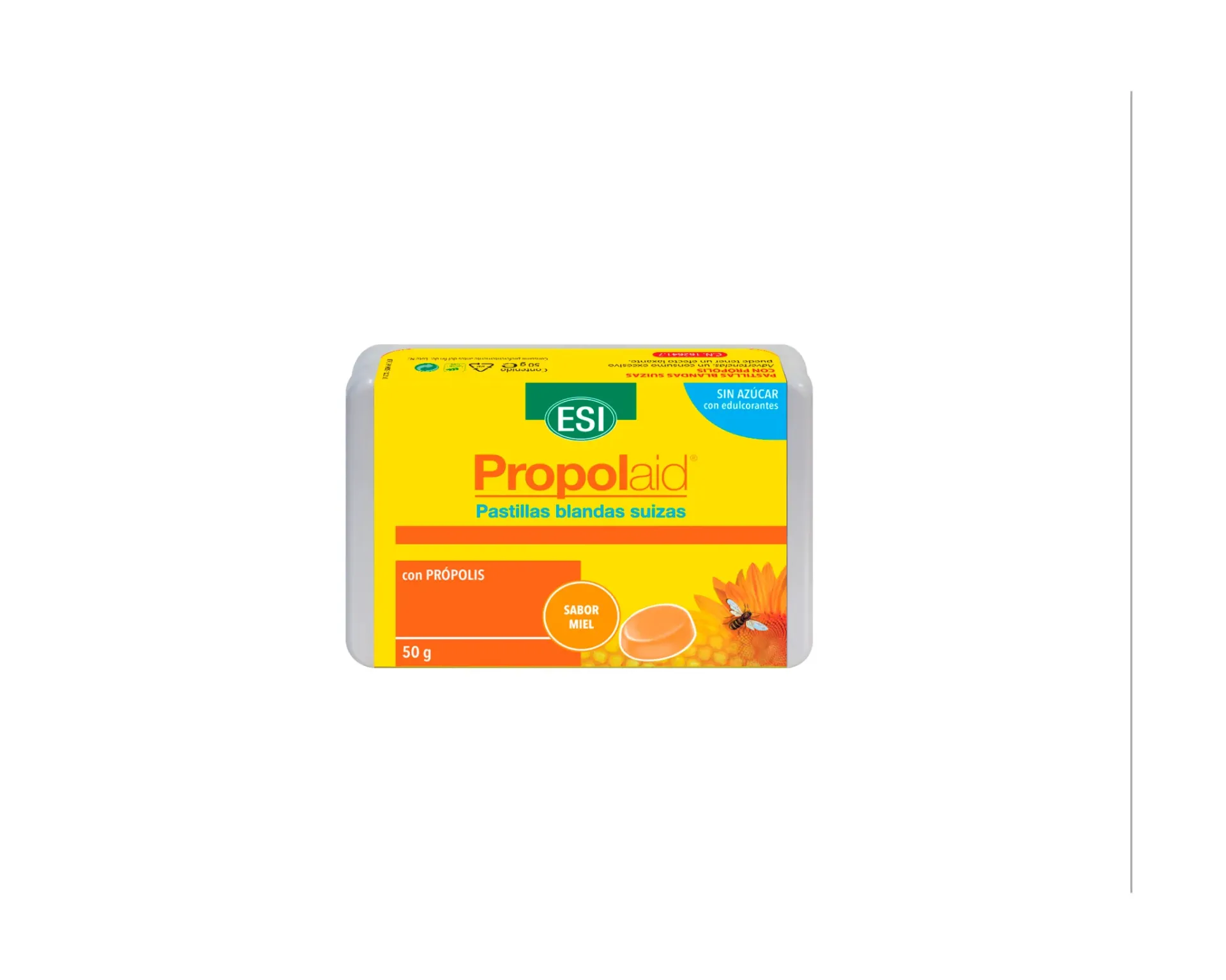Propolaid Pastillas Blandas Suizas – Miel Caramelos de Propóleo con sabor a Miel para la garganta