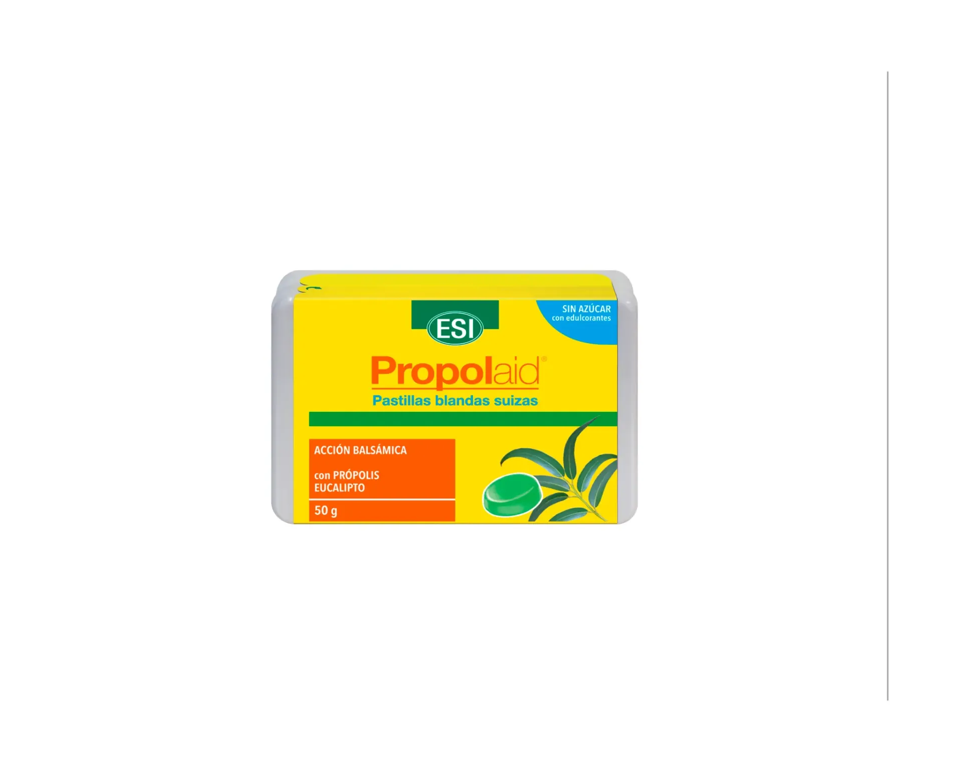 Propolaid Pastillas Blandas Suizas – Eucalipto Caramelos de Propóleo con sabor a Miel para la garganta