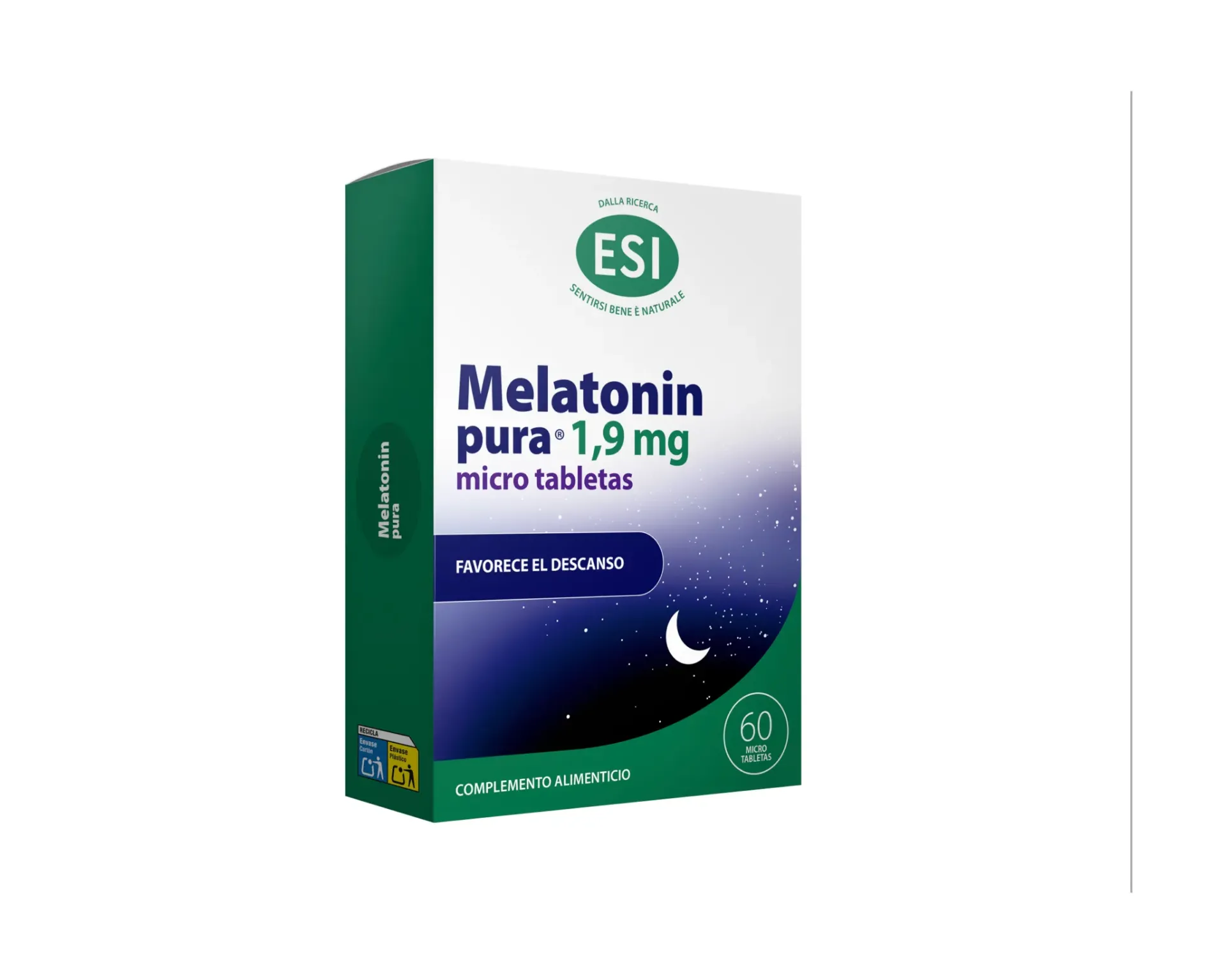 Melatonin Pura 1,9 MG. (60 Microtabletas