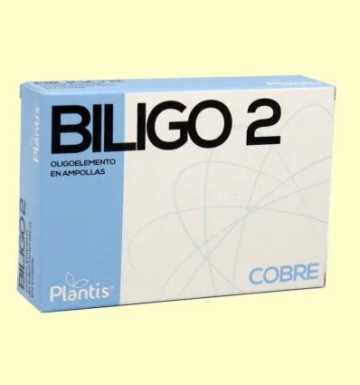Biligo 2 Cobre  20 ampollas